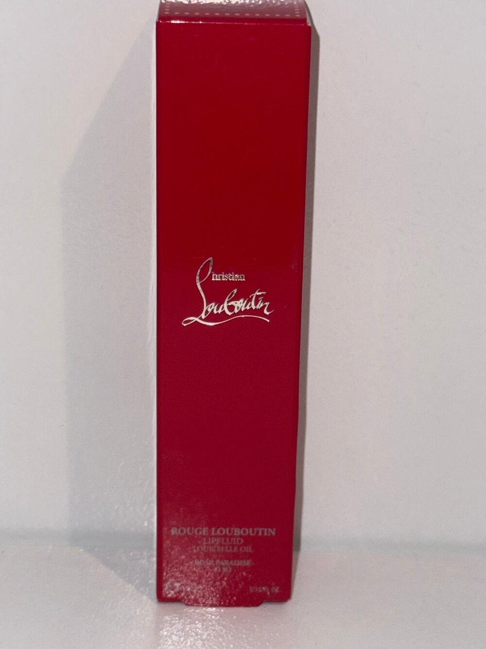 NIB Christian Louboutin Loubibelle Lip Oil Rose Paradise 813O 4.5ml / 0.15 oz